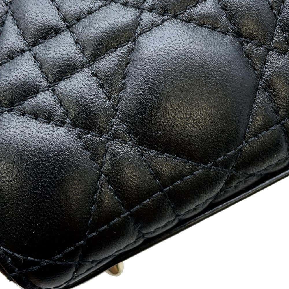 Christian Dior handbag MY ABCDIOR Cannage shoulder bag Black - Picture 9 of 12